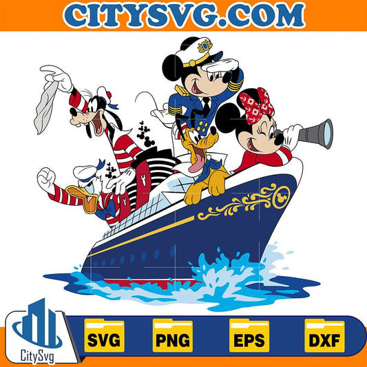 Disney-Mickey-And-Family-Cruise-Svg