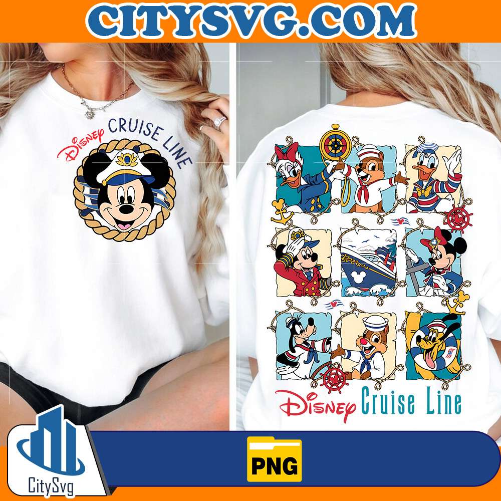 Disney-Mickey-And-Friends-Cruise-Line-Png