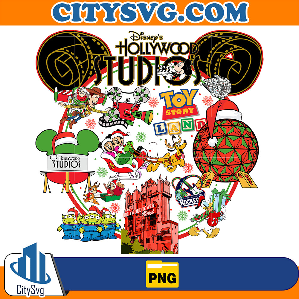 Disney-Mickey-Hollywood-Studios-Toy-Story-Land-Christmas-Png