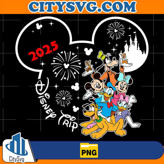 Disney-Mickey-Mouse-Family-Trip-2025-Png