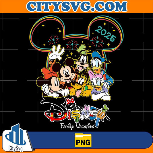 Disney-Mickey-Mouse-Family-Vacation-2025-Png