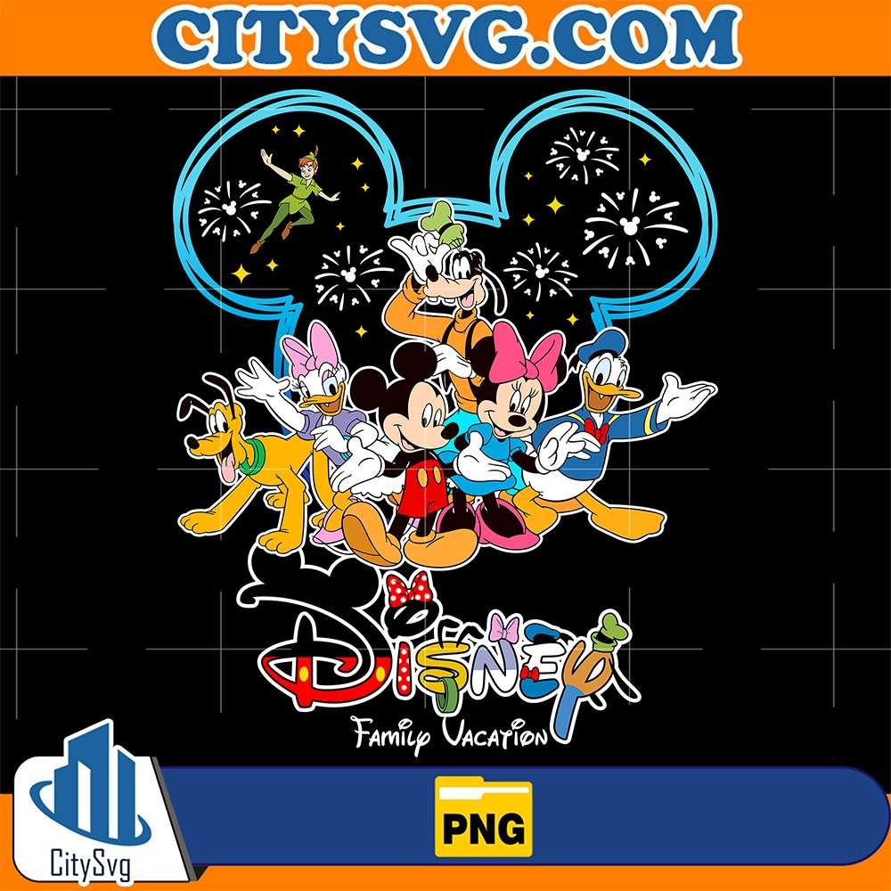Disney-Mickey-Mouse-Family-Vacation-Png