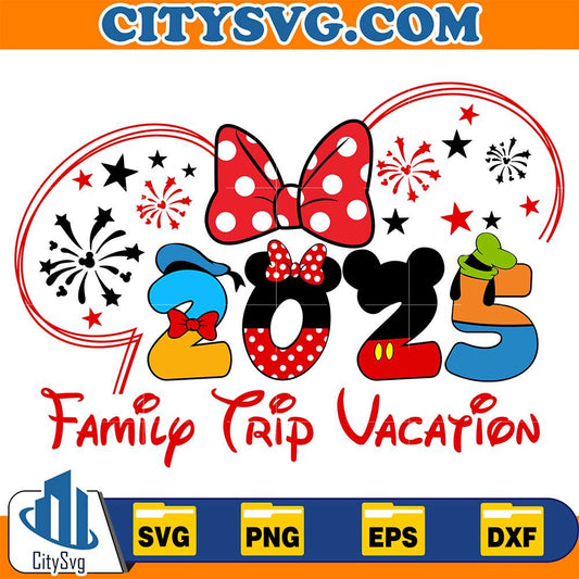 Disney-Minnie-Family-Trip-Vacation-2025-Svg