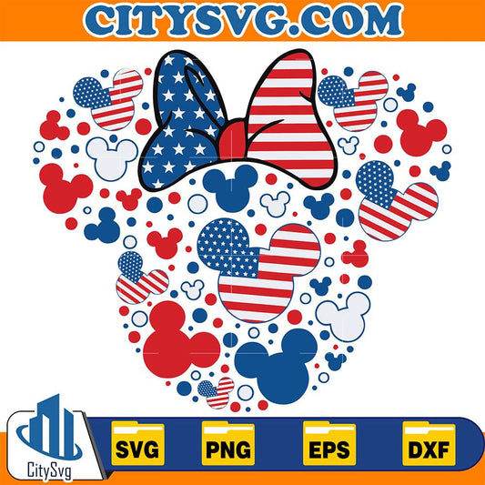 Disney-Minnie-Mouse-American-4th-Of-July-Svg