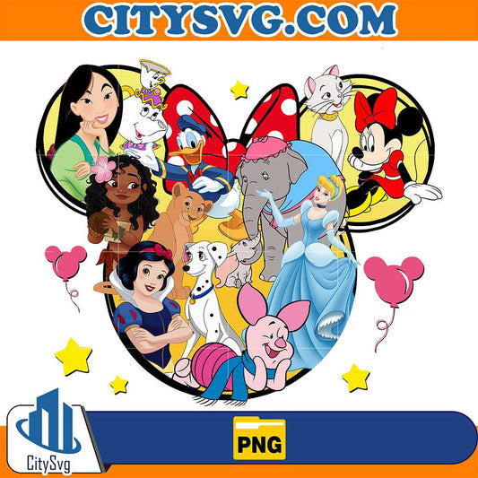 Disney-Minnie-Mouse-And-Princess-Mother_s-Day-Png