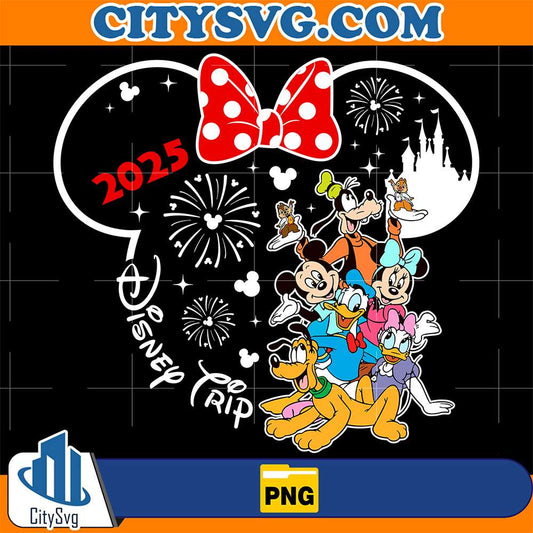 Disney-Minnie-Mouse-Family-Trip-2025-Png
