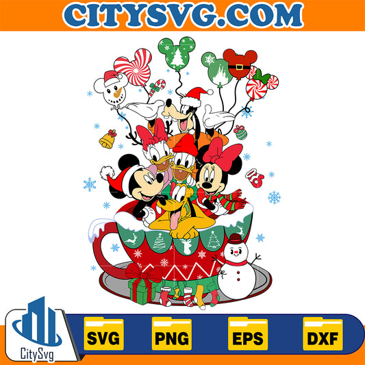 Disney-Mouse-And-Friends-Cup-Christmas-Svg