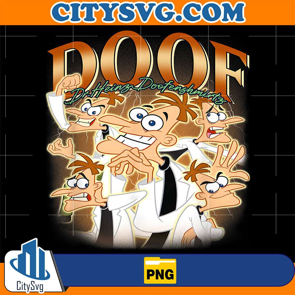 Disney-Phineas-And-Ferb-Dr-Heinz-Doofenshmirtz-Showcase-Png