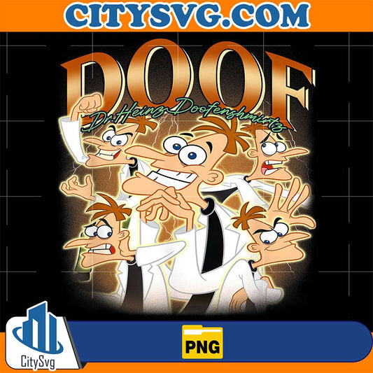 Disney-Phineas-And-Ferb-Dr-Heinz-Doofenshmirtz-Showcase-Png
