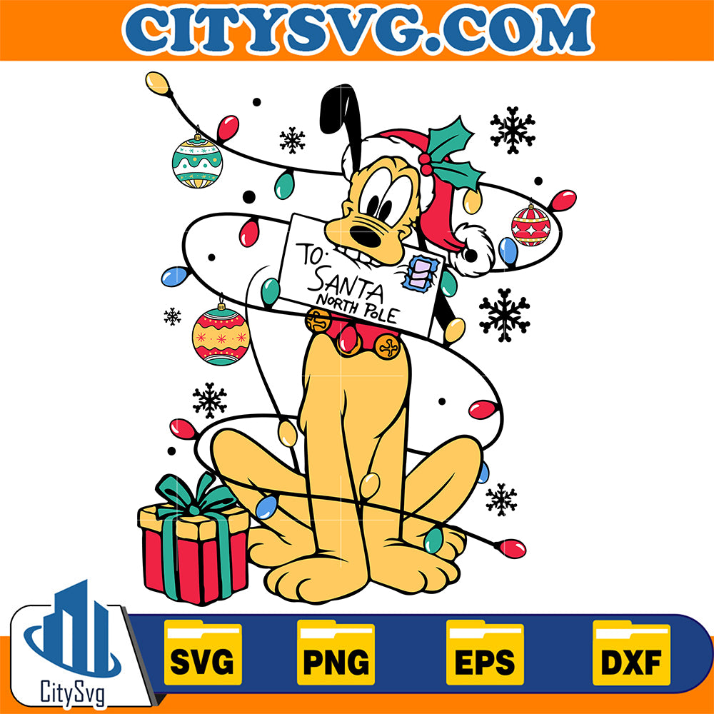Disney-Pluto-Merry-Christmas-Svg