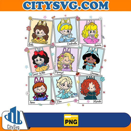 Disney-Princess-Labubu-Bunny-Png