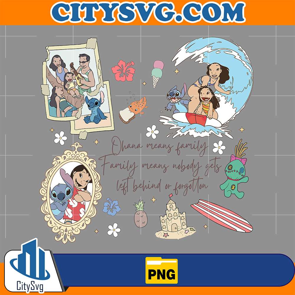 Disney-Stitch-Coquette-Bows-Lilo-And-Stitch-Png