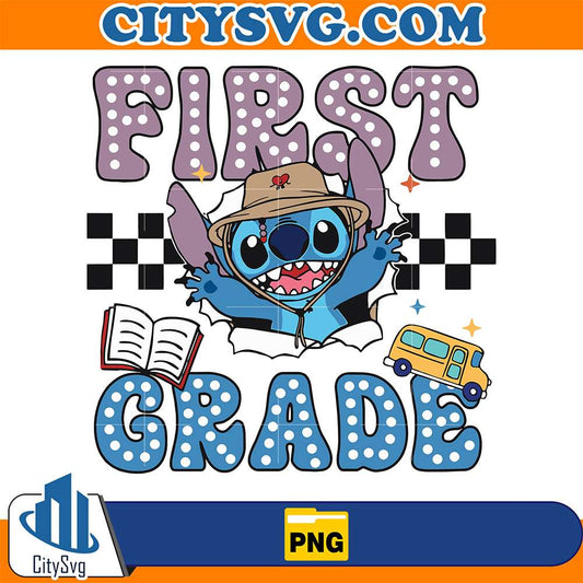 Disney-Stitch-First-Grade-Back-To-School-Png