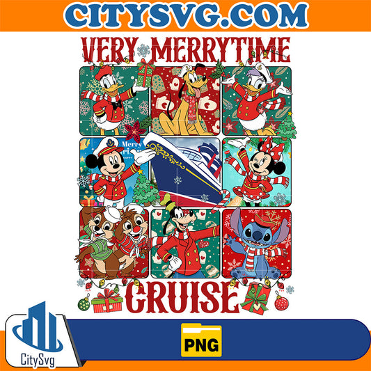 Disney Very Merrytime Cruise Christmas Png CitySvg