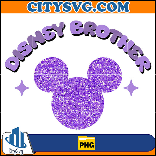 Disney Brother Png, Mouse Mom Png, Magical Kingdom Png, Gift For Mom Wrap, Instant Download