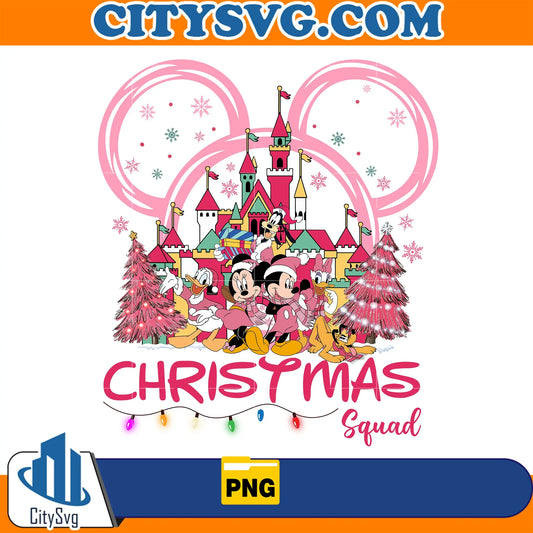 DisneyChristmasSquadPinkPng