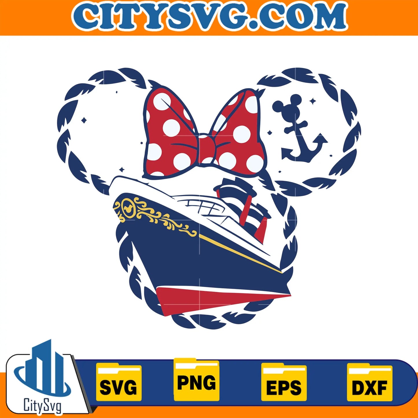 DisneyCruiseMinnieSvg