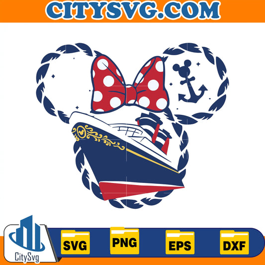 DisneyCruiseMinnieSvg