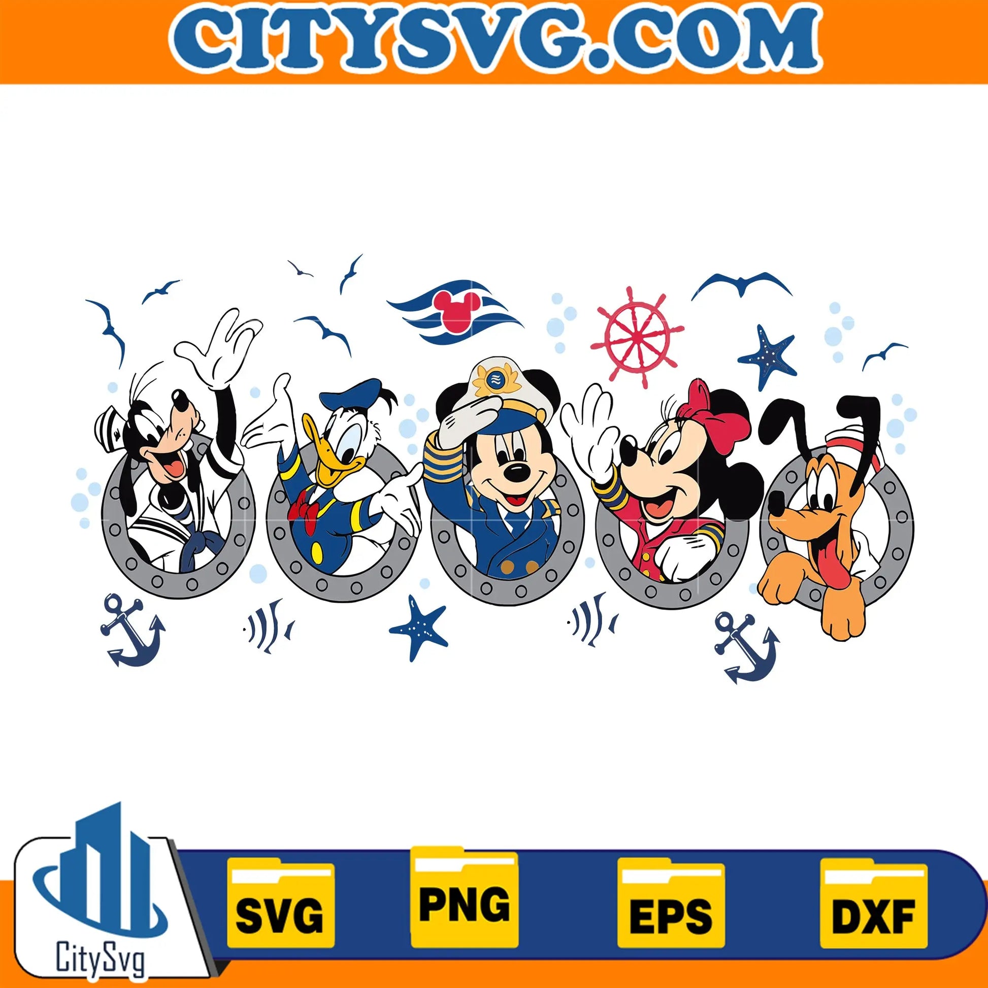 DisneyCruiseTripMickeyFriendsSvg