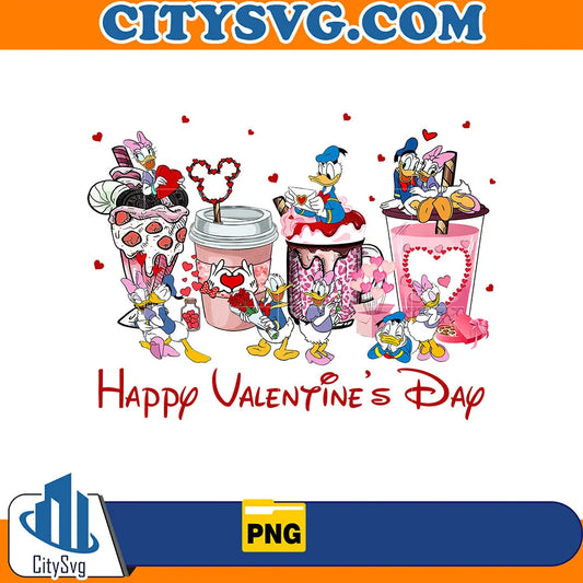 DisneyDaisyDuckHappyValentine_sDayPng