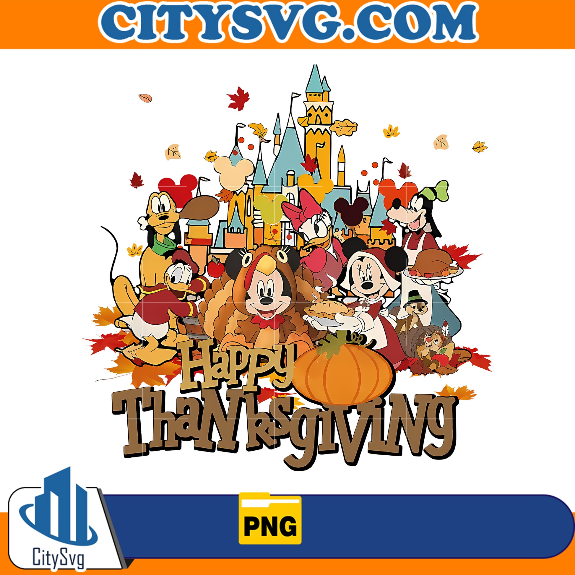 DisneyFamilyHappyThanksgivingPng