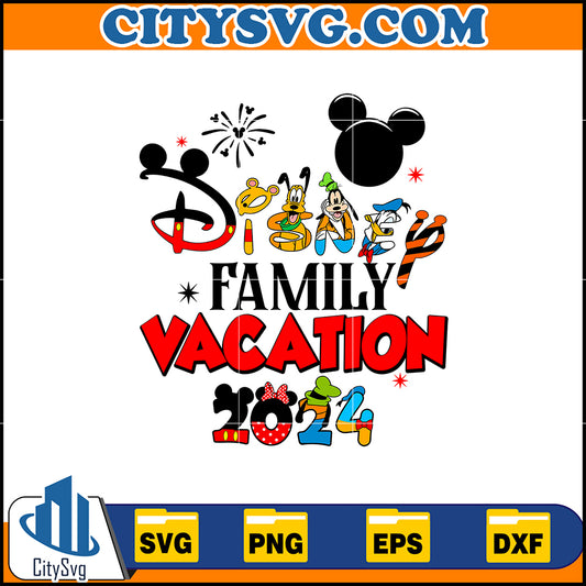 DisneyFamilyVacation2024Svg