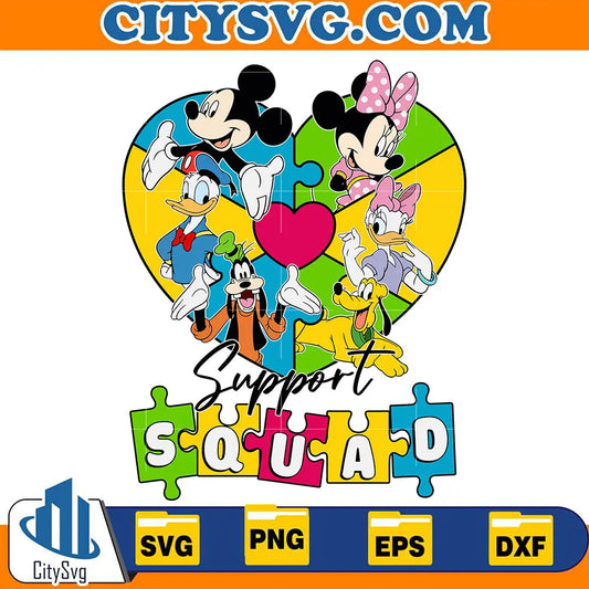 DisneyFriendsSupportSquadSvg