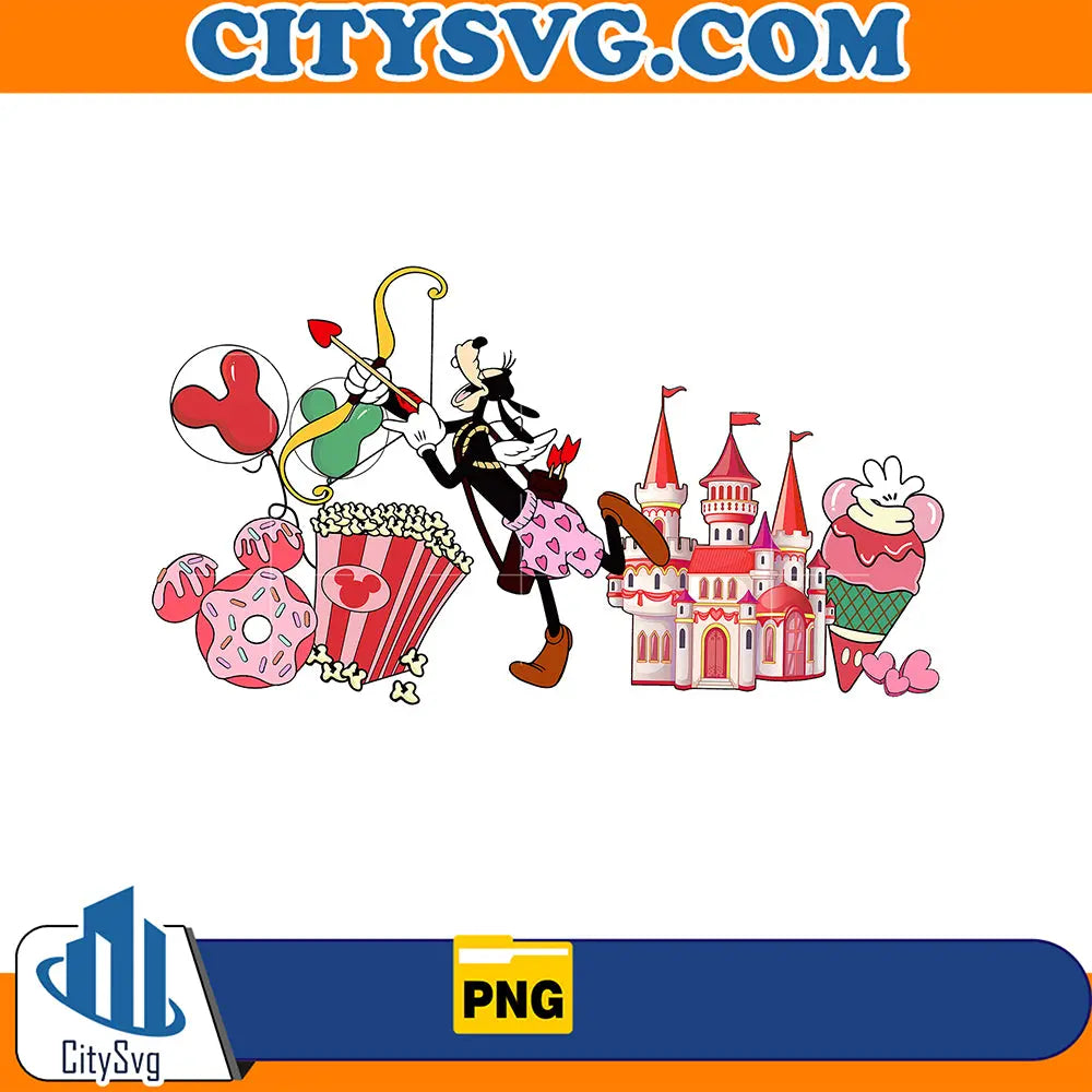 DisneyGoofyCupidMagicKingdomValentinePng