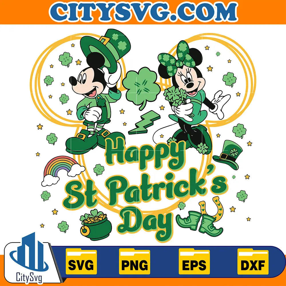 DisneyHappyStPatricksDaySvg2
