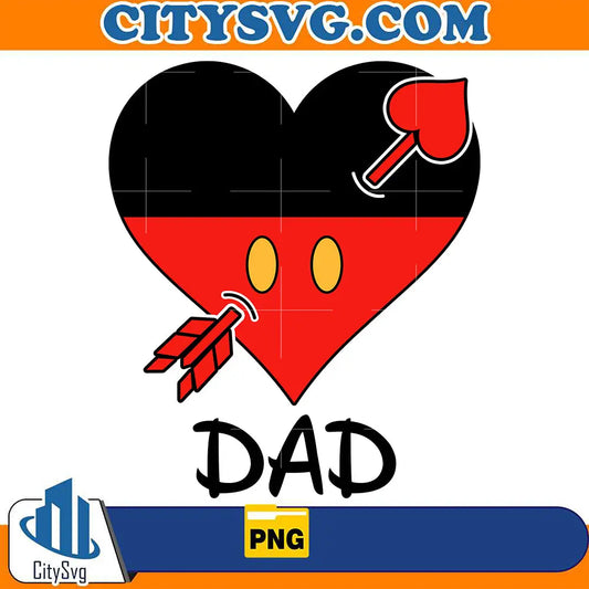 DisneyHeartDadValentinePng