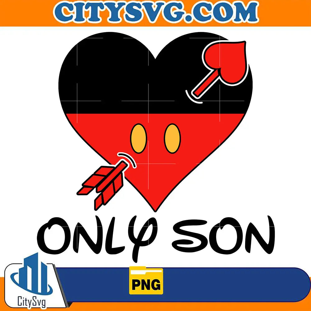 DisneyHeartOnlySonValentinePng