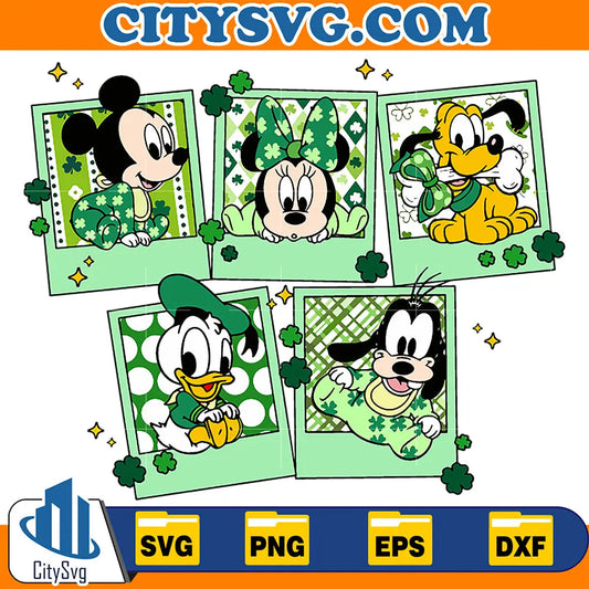 DisneyMickeyAndFriendsHappyStPatricksDaySvg1