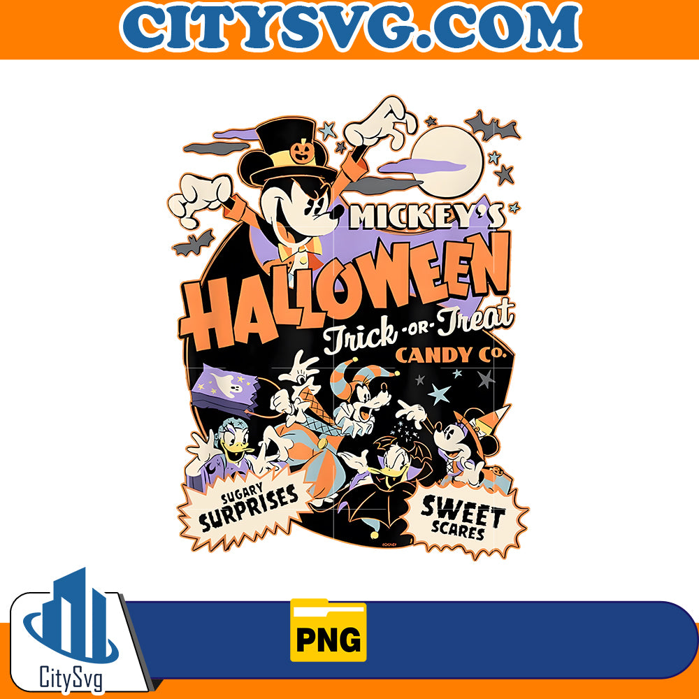 Mickey's Halloween Trick or Treat Candy Co Png