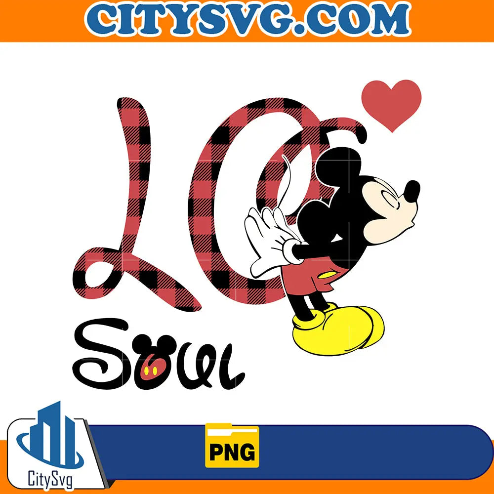 DisneyMickeyLoveSoulValentinePng
