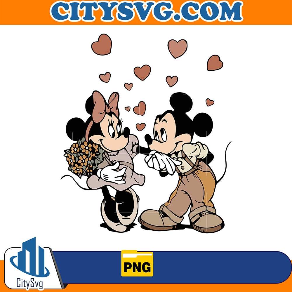 DisneyMickeyMinnieLoveValentinePng