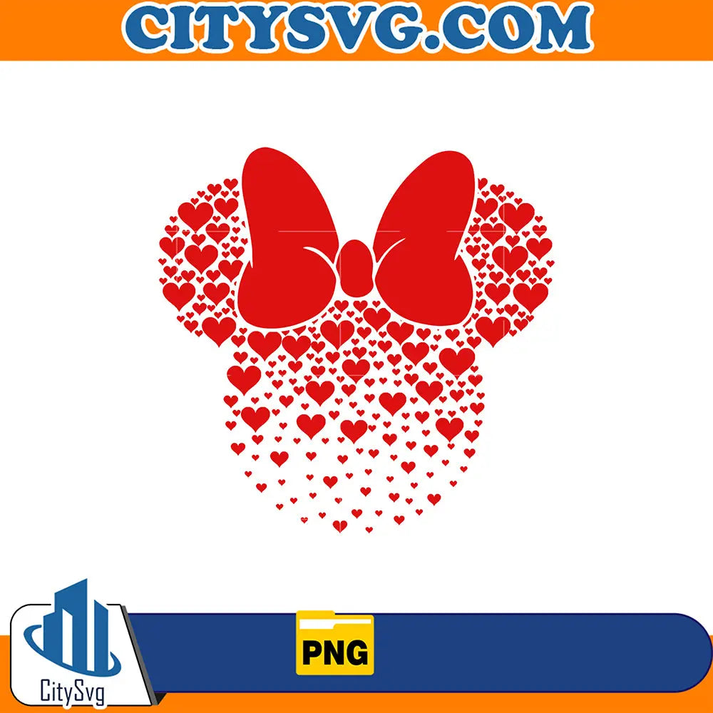 DisneyMinnieHeartsValentinePng