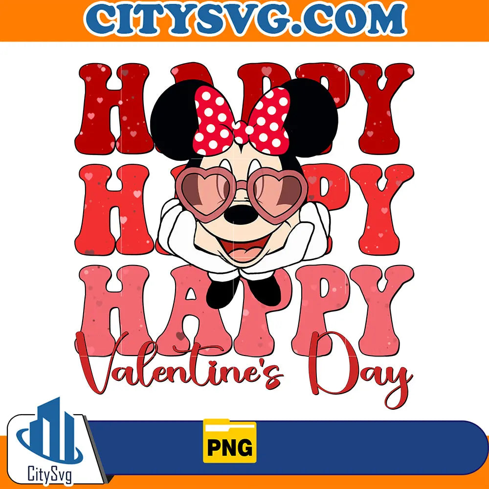 DisneyMinnieMouseHappyValentineDayPng
