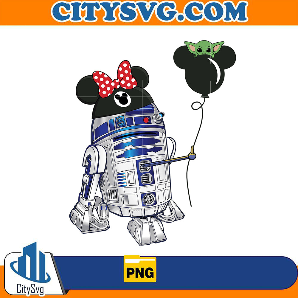 DisneyMinnieR2D2StarWarsPng