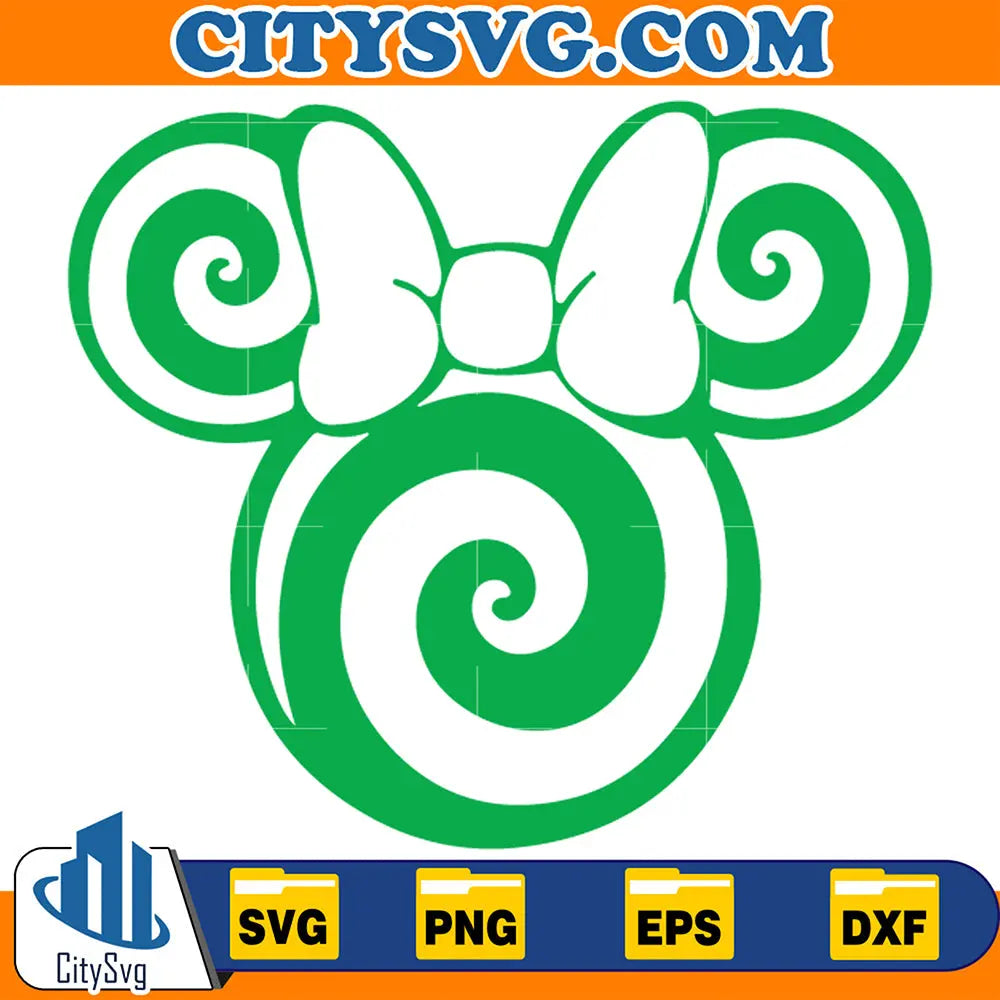 DisneyMouseCoupleHeadStPatricksDaySvg_2