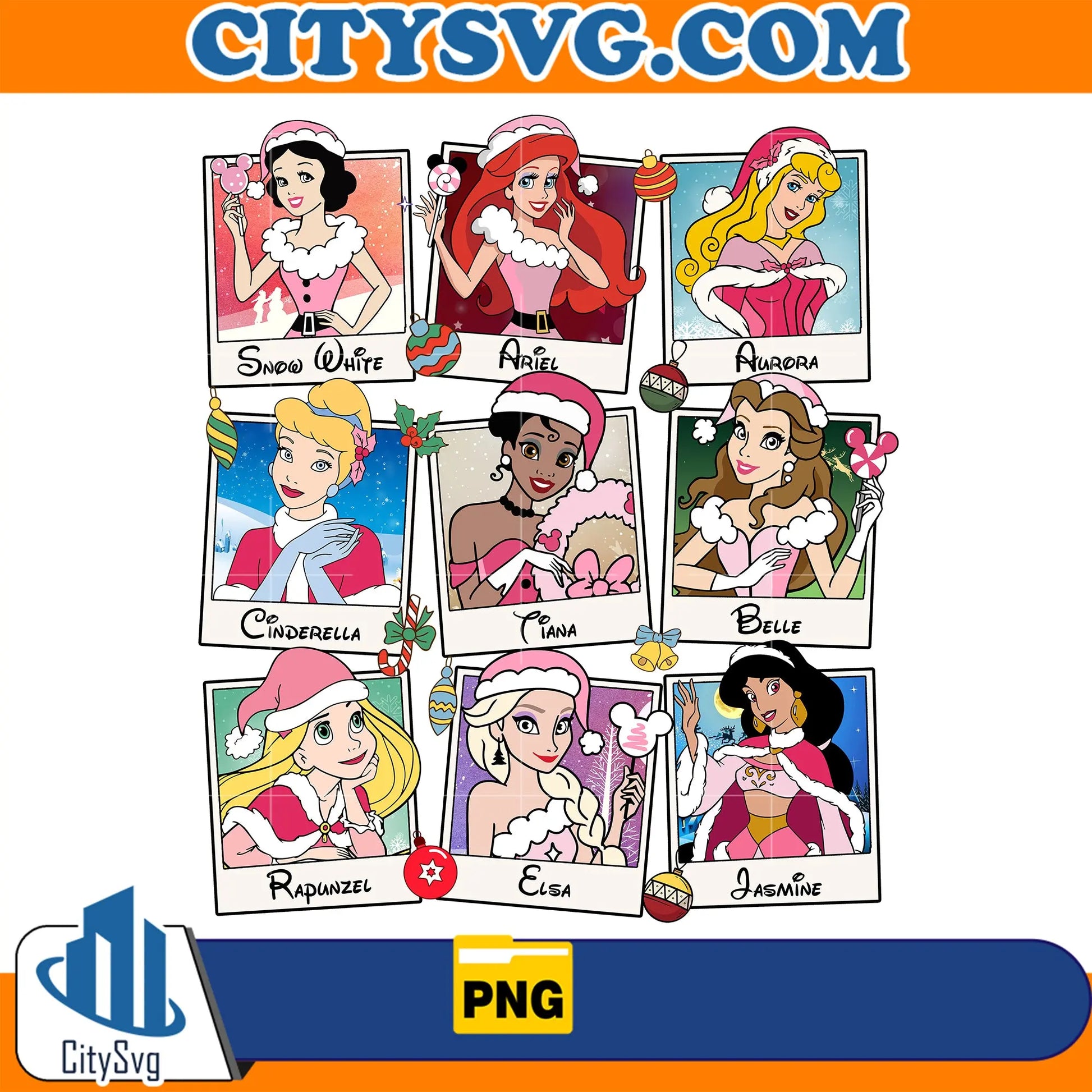 DisneyPrincessChristmasPng