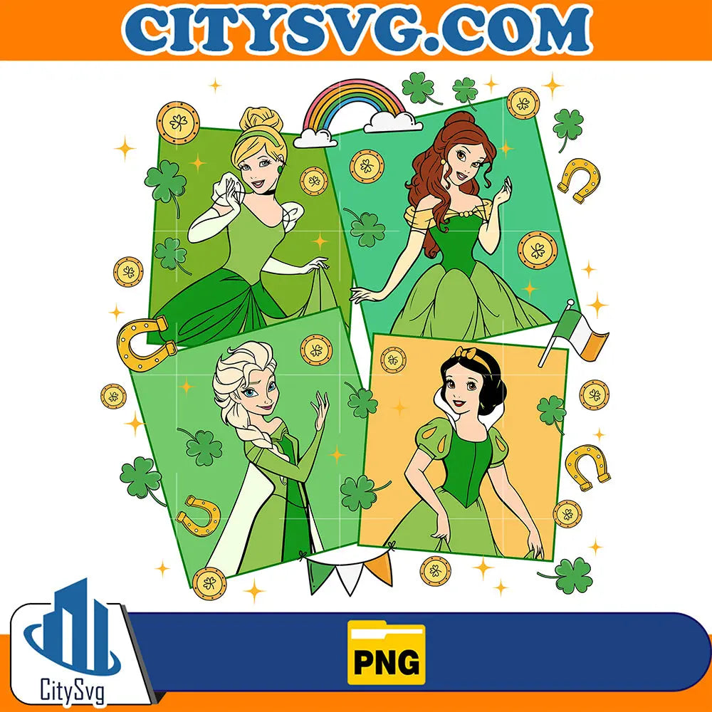 DisneyPrincessStPatrick_sDayPng_3