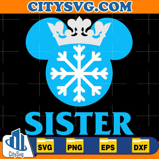 DisneySnowSisterSvg