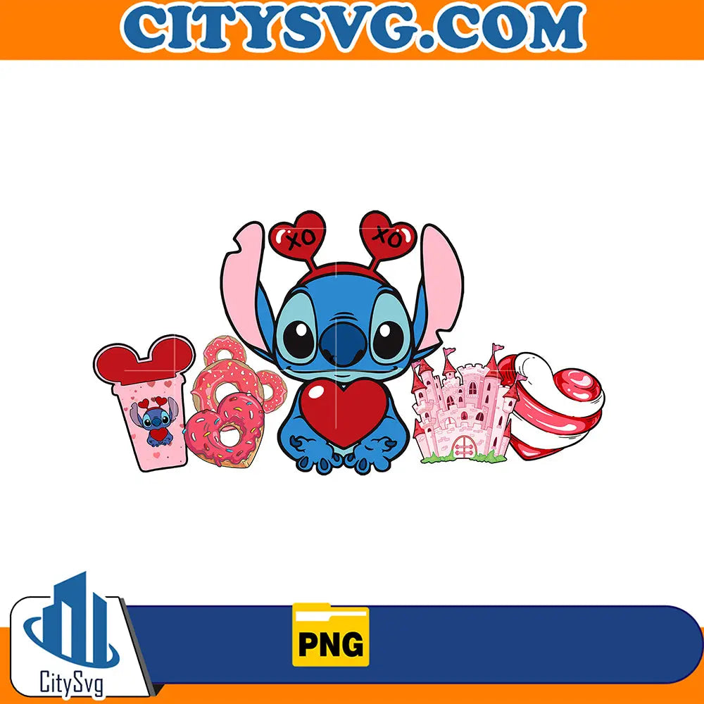 DisneyStitchLoveHeartsValentine_sDayPng_2