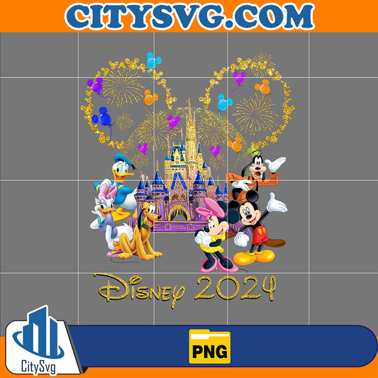 DisneyTrip2024FamilySublimationDesignPng