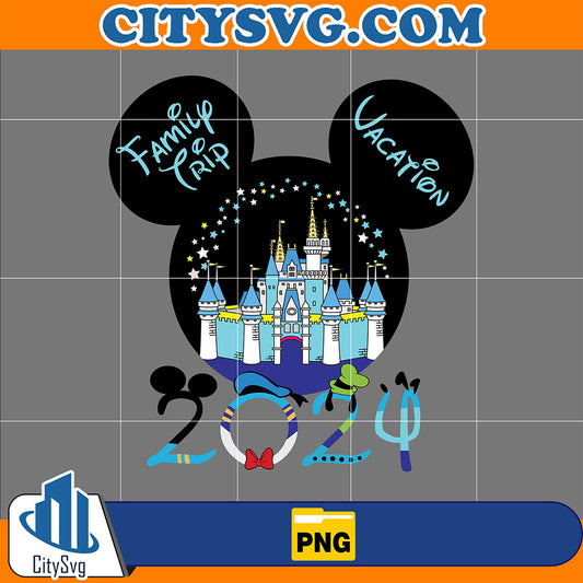 DisneyTrip2024FamilySublimationDesignPng