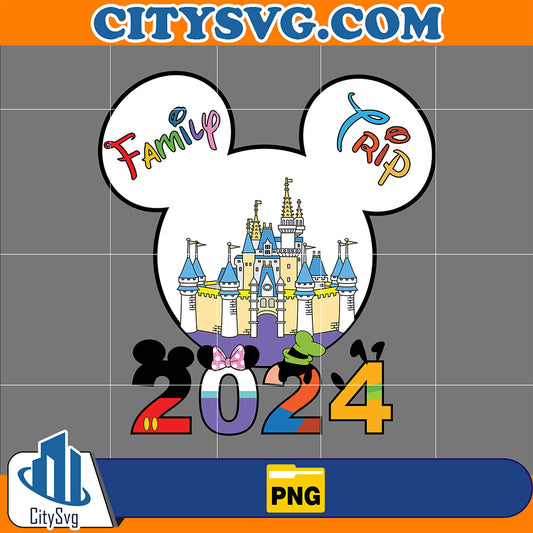 DisneyTrip2024FamilySublimationDesignPng