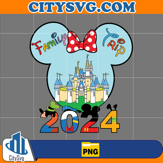 DisneyTrip2024FamilySublimationDesignPng