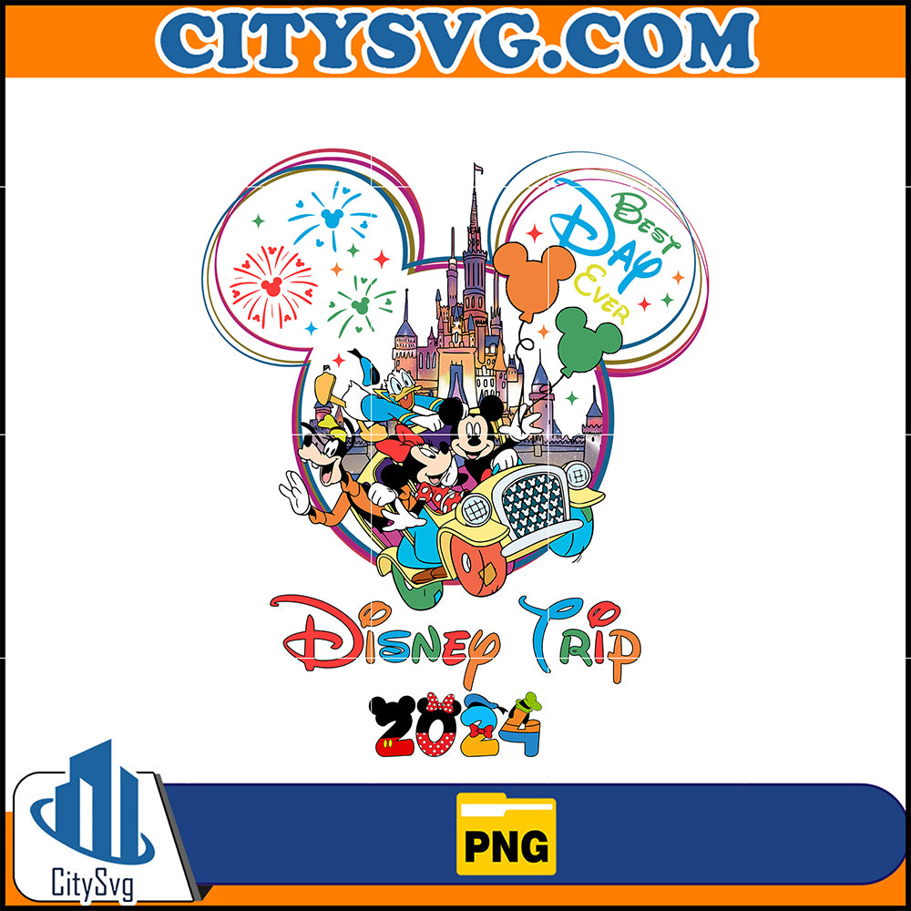 DisneyTrip2024FamilySublimationDesignPng