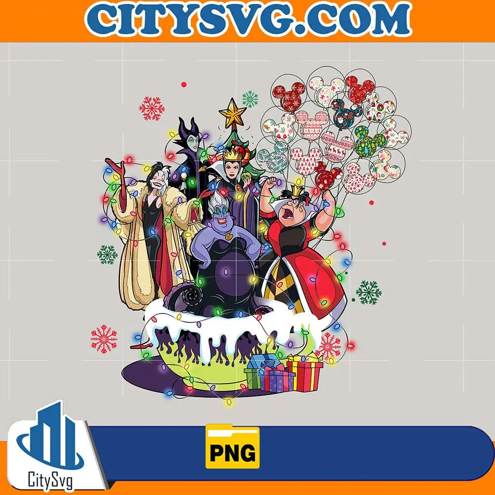 DisneyVillainsChristmasPng