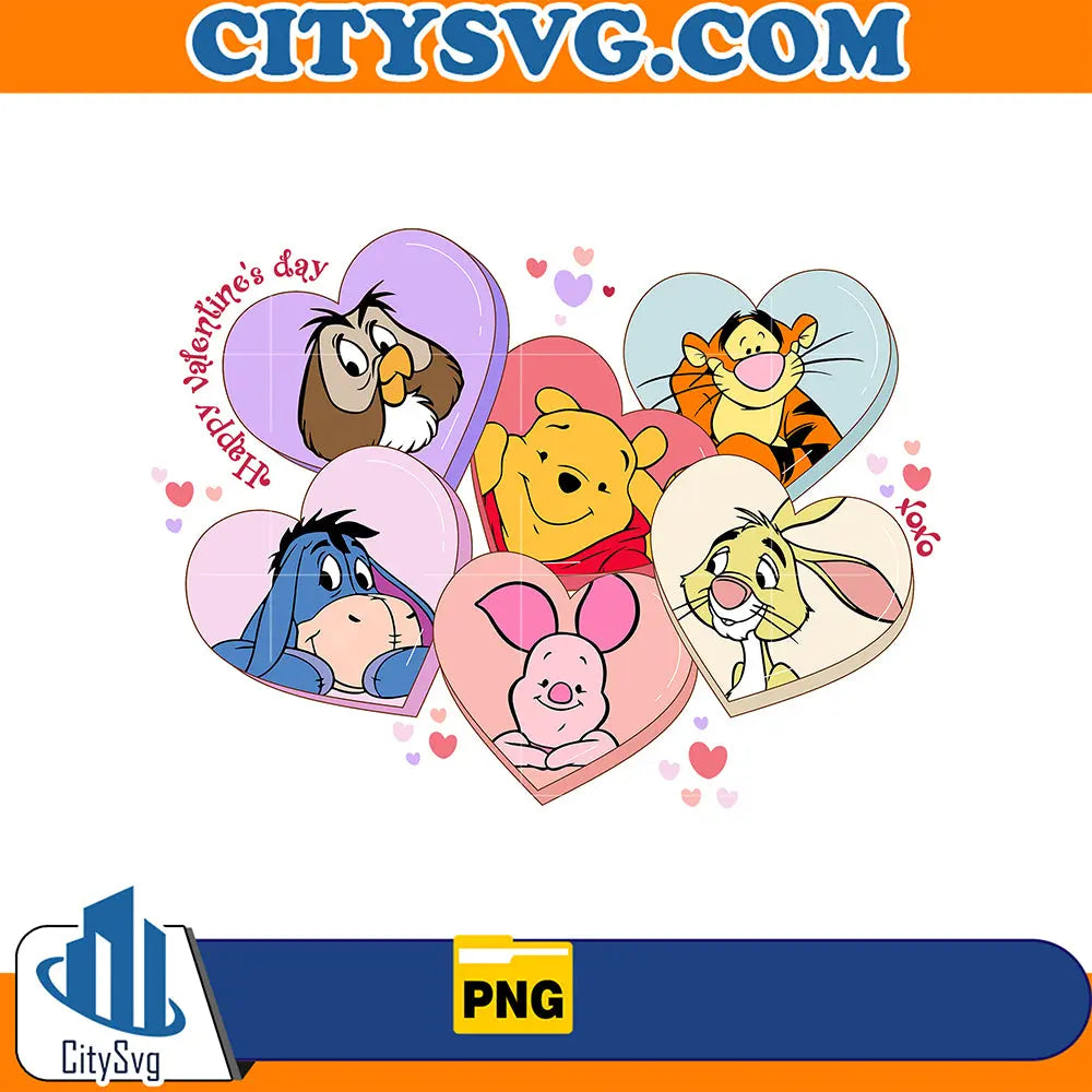 DisneyWinnieThePoohValentine_sDayCandyHeartPng